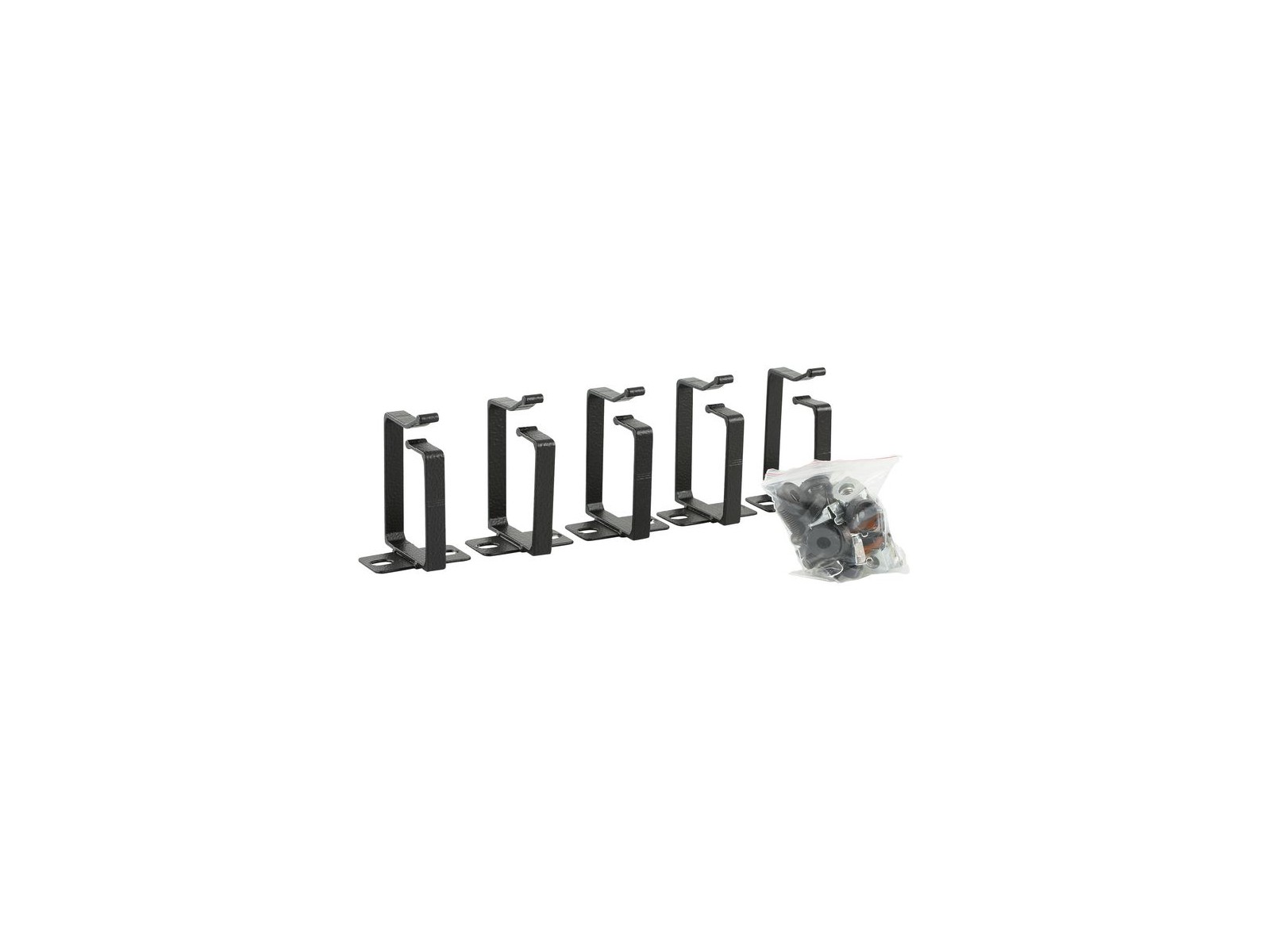 RAO120BL RAO120BL Lanview by Logon CABLE ORGANIZER HOOK SET, ALUMINUM 44x60mm, 5 PCS 19-11, RAO120BL