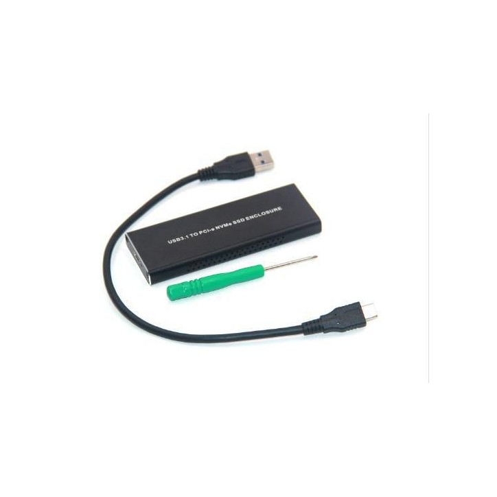 MSUB8001 CoreParts M.2 PCIe NVME to USB 3.0 3.1 Enclosure Type M (Not only B) M.2 PCIe/NVME 30mm, 42mm, 60mm, 80mm 42600 MSUB8001 CoreParts M.2 PCIe NVME to USB 3.0 3.1 Enclosure Type M (Not only B) M.2 PCIe/NVME 30mm, 42mm, 60mm, 80mm 42600