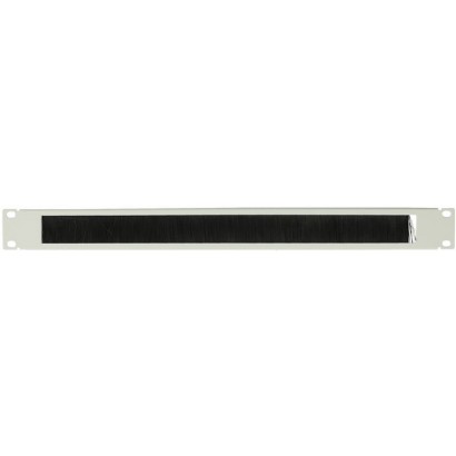 RAO200WH RAO200WH Lanview by Logon 1U 19" SIMPLE TYPE, BRUSHED CABLE ORGANIZER PANEL RAO200WH