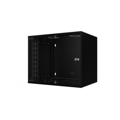 RUM09U40MNBL RUM09U40MNBL Lanview by Logon 19'' Rack Cabinet 9U 53 x 40 SOHO Wallmount Unmounted RUM09U40MNBL