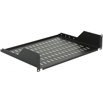 RAS210BL RAS210BL Lanview by Logon 2U 19" D350mm RACK MOUNT SHELF BLACK RAS210BL