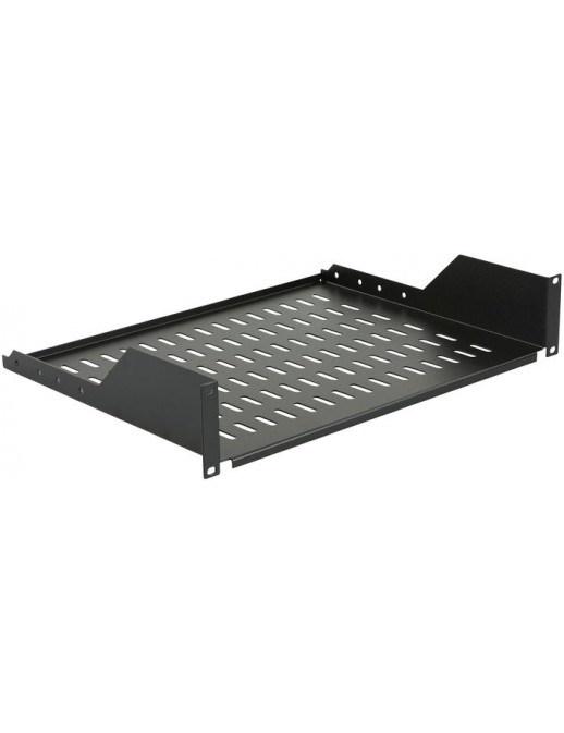 RAS210BL RAS210BL Lanview by Logon 2U 19" D350mm RACK MOUNT SHELF BLACK RAS210BL