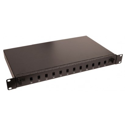 LVO231553 LVO231553 Lanview 12-Port Fibre patch panel for SC simplex/LC duplex connectors Fiber ODF
