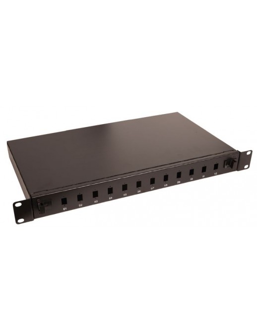 LVO231553 LVO231553 Lanview 12-Port Fibre patch panel for SC simplex/LC duplex connectors Fiber ODF