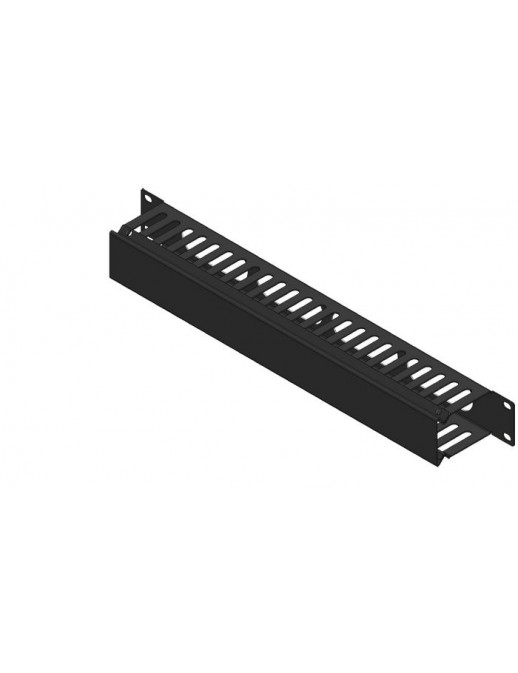 RAO400BL-24 RAO400BL-24 Lanview by Logon 1U 19" SLIDING COVER CABLE MANAGEMENT PANEL BLACK 19-23, 19-19, RAO400BL