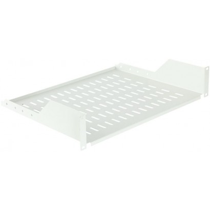 RAS210WH RAS210WH Lanview by Logon 2U 19" D350mm RACK MOUNT SHELF WHITE RAS210WH