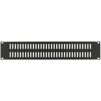 RAB205BL RAB205BL Lanview by Logon 2U 19" SCREW TYPE, VENTED BLANK PANEL BLACK RAB205BL