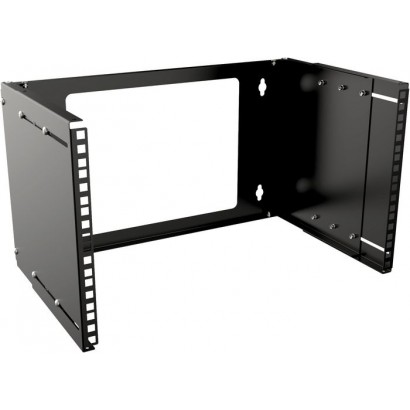 RAR210BL RAR210BL Lanview by Logon 19'' 6U Adjustable Depth Open Frame Rack Wall Mount RAR210BL