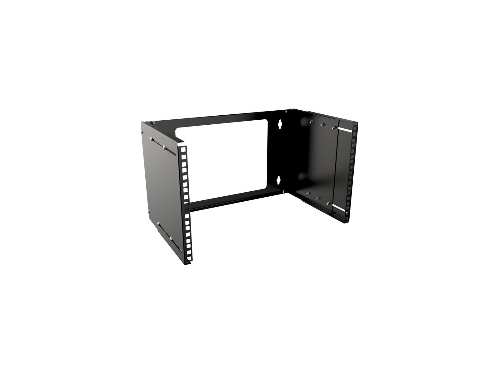 RAR210BL RAR210BL Lanview by Logon 19'' 6U Adjustable Depth Open Frame Rack Wall Mount RAR210BL