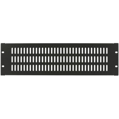 RAB210BL RAB210BL Lanview by Logon 3U 19" SCREW TYPE, VENTED BLANK PANEL BLACK RAB210BL