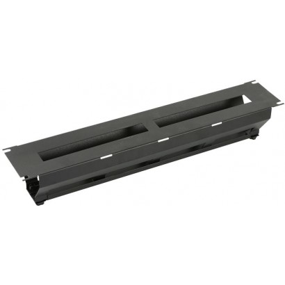RAO425BL RAO425BL Lanview by Logon 2U 19" R TYPE CABLE MANAGEMENT PANEL WITH COVER BLACK RAO425BL