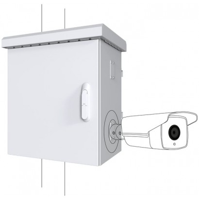 RCCTV004 RCCTV004 Lanview by Logon Maxi Classic Pole Mounted CCTV Cabinet For 4 cameras RCCTV004