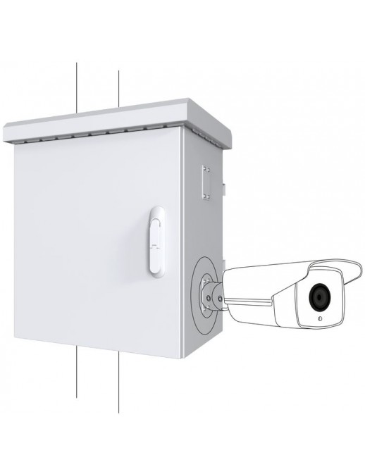 RCCTV004 RCCTV004 Lanview by Logon Maxi Classic Pole Mounted CCTV Cabinet For 4 cameras RCCTV004