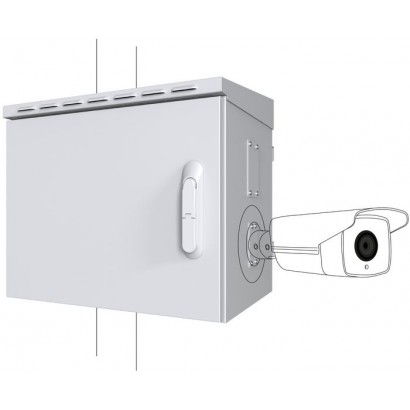 RCCTV005 RCCTV005 Lanview by Logon Midi Classic Pole Mounted CCTV Cabinet For 4 cameras RCCTV005