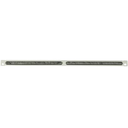 RAO215WH RAO215WH Lanview by Logon 1/2U 19" L BENT, BRUSHED CABLE ORGANIZER PANEL WHITE RAO215WH