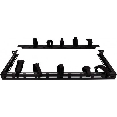 RAO220BL RAO220BL Lanview by Logon 1/2U 19" CABLE ORGANIZER PANEL WITH 10PCS VELCRO RAO220BL