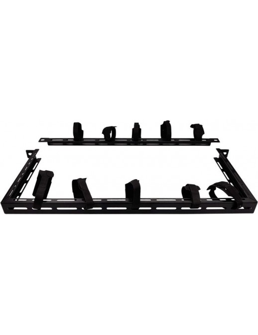 RAO220BL RAO220BL Lanview by Logon 1/2U 19" CABLE ORGANIZER PANEL WITH 10PCS VELCRO RAO220BL