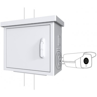 RCCTV002 RCCTV002 Lanview by Logon Midi Radius Pole Mounted CCTV Cabinet For 4 cameras RCCTV002
