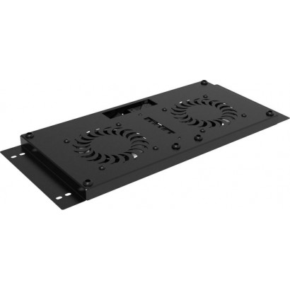 RAF325BL RAF325BL Lanview by Logon IP55 2+2 FANS, ANALOG THERMOSTAT RACK MOUNT FAN MODUL RAF325BL