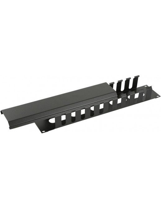 RAO405BL RAO405BL Lanview by Logon 2U 19" SLIDING COVER CABLE MANAGEMENT PANEL BLACK 19-26, 19-20, RAO405BL