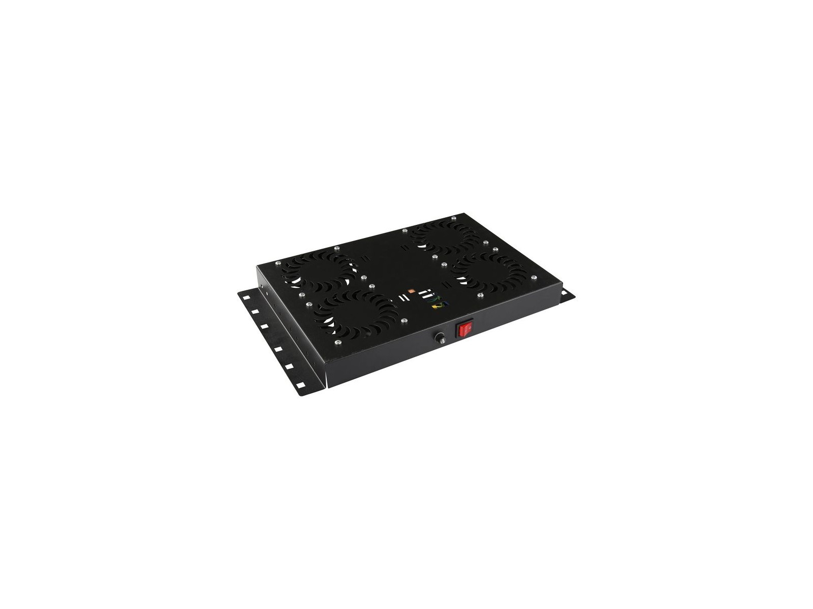 RAF120BL RAF120BL Lanview by Logon 4 FANS, ANALOG THERMOSTAT CONTROLLED FAN MODULE BLACK RAF120BL