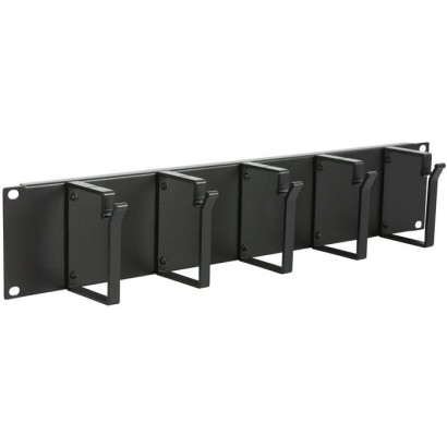 RAO105BL RAO105BL Lanview by Logon 2U 19" CABLE ORGANIZER PANEL, 5 HOOK BLACK RAO105BL