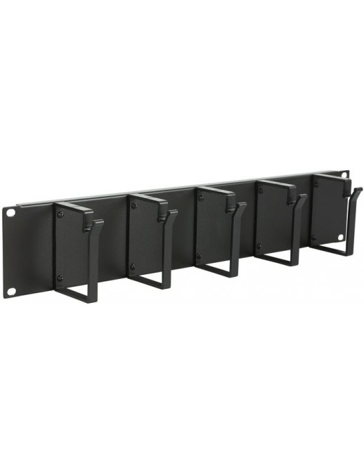 RAO105BL RAO105BL Lanview by Logon 2U 19" CABLE ORGANIZER PANEL, 5 HOOK BLACK RAO105BL