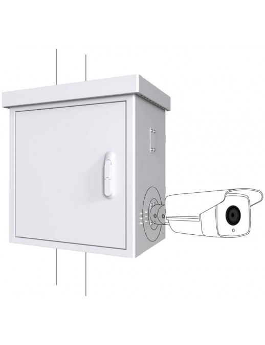 RCCTV003 RCCTV003 Lanview by Logon Maxi Radius Pole Mounted CCTV Cabinet For 4 cameras RCCTV003