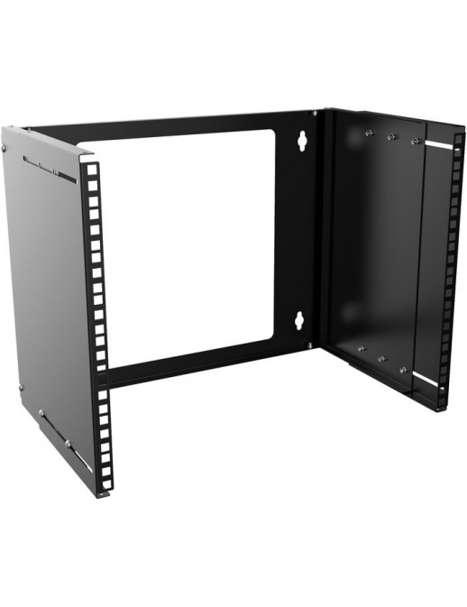 RAR215BL RAR215BL Lanview by Logon 19'' 8U Adjustable Depth Open Frame Rack Wall Mount RAR215BL