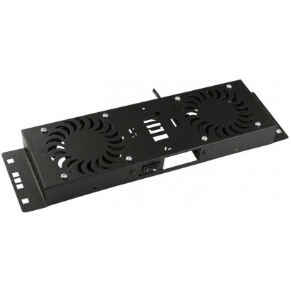RAF113BL RAF113BL Lanview by Logon 2 FANS, ON/OFF CONTROLLED FAN MODULE BLACK RAF113BL