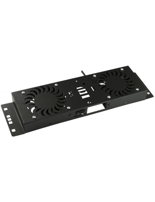 RAF113BL RAF113BL Lanview by Logon 2 FANS, ON/OFF CONTROLLED FAN MODULE BLACK RAF113BL