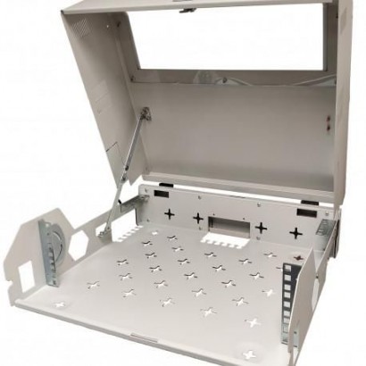 LVR242630 LVR242630 Lanview Assembled 19" Horizontal wall cabinet 3U + 2U light grey H155 X W500 X D475MM