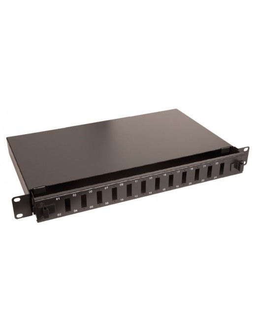 LVO231551 LVO231551 Lanview 12-Port Fibre patch panel for SC duplex/LC Quad connectors Fiber ODF