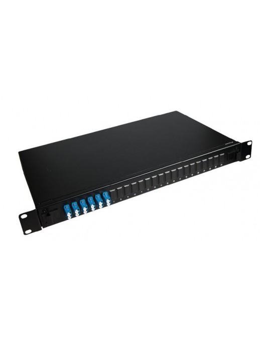 LVO233835 LVO233835 Lanview 24-Port Fibre patch panel mounted with 6 x LC duplex Single Mode connectors
