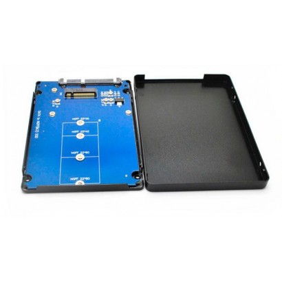 MSNX1001B MSNX1001B CoreParts M.2 to 2.5" SATA Enclosure Type B & B+M (Not only M) NGFF