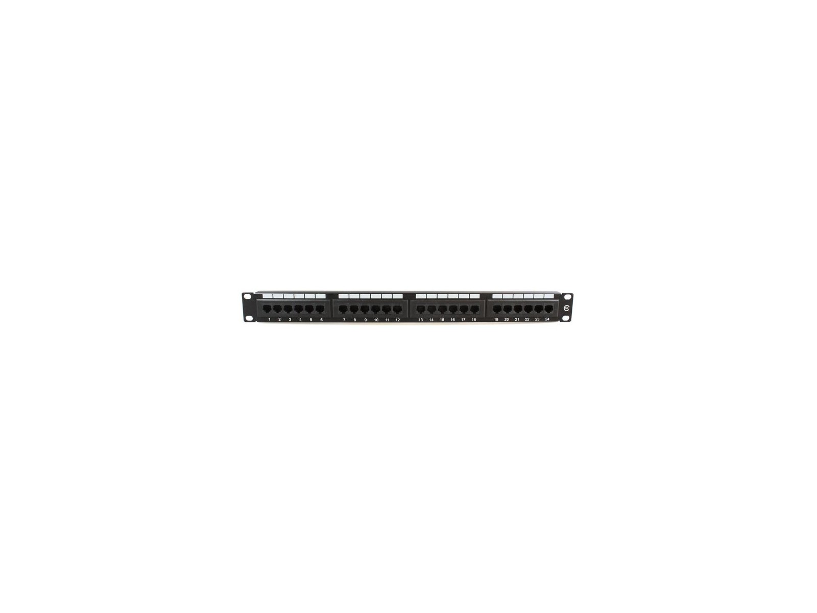 PP-003 PP-003 MicroConnect 19" UTP, Cat.5e patch panel, 24 port, Dual
