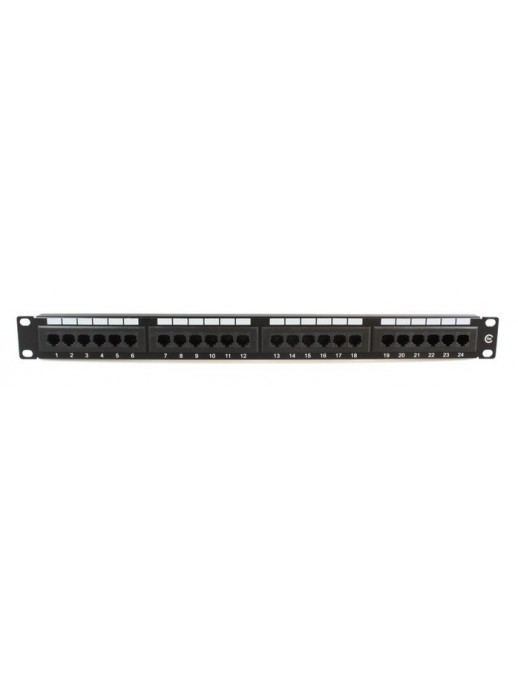 PP-003 PP-003 MicroConnect 19" UTP, Cat.5e patch panel, 24 port, Dual