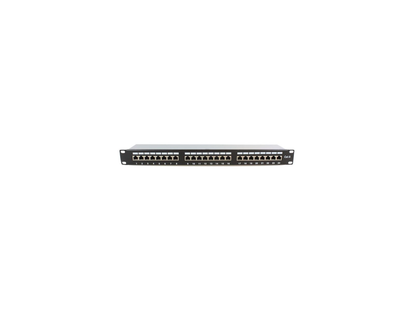 PP-007 PP-007 MicroConnect 19" FTP, Cat.6 patch panel, 24 port