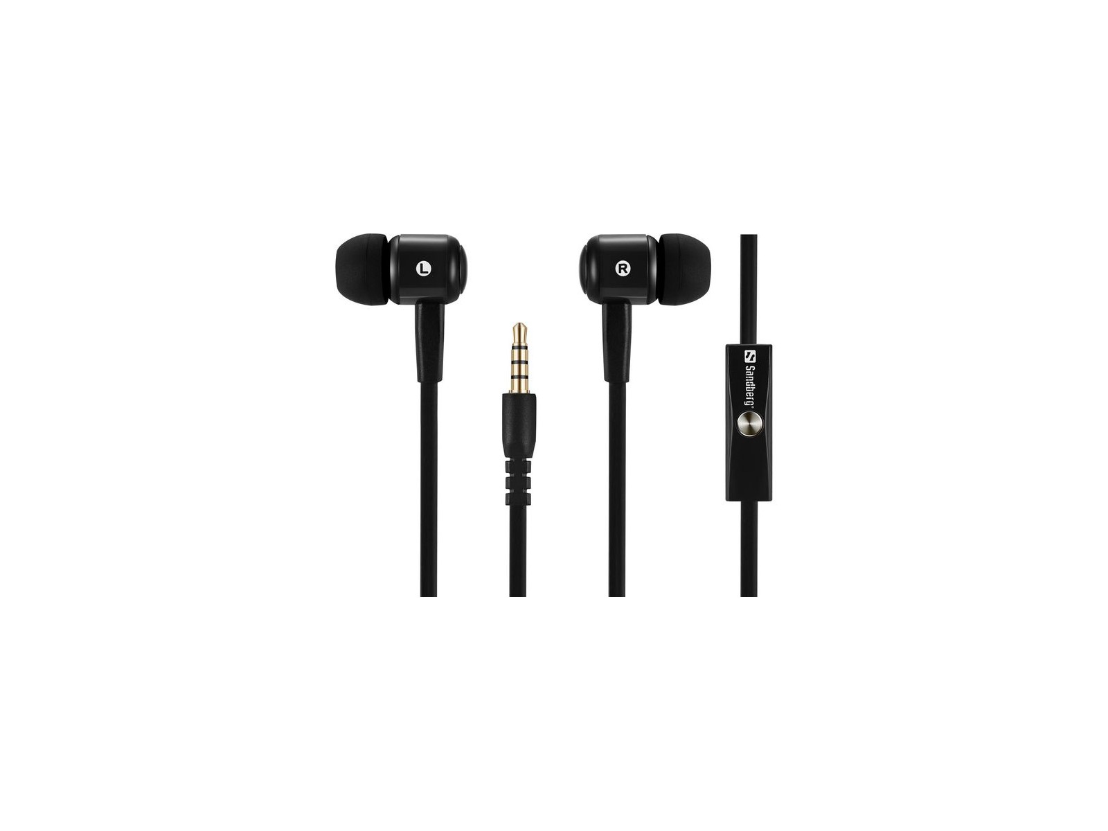 125-62 125-62 Sandberg Speak’n Go In-Earset Black NONE - Only use for non-battery items
