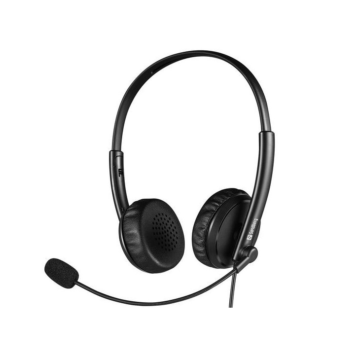 126-21 Sandberg 2in1 Office Headset JackUSB NONE - Only use for non-battery items