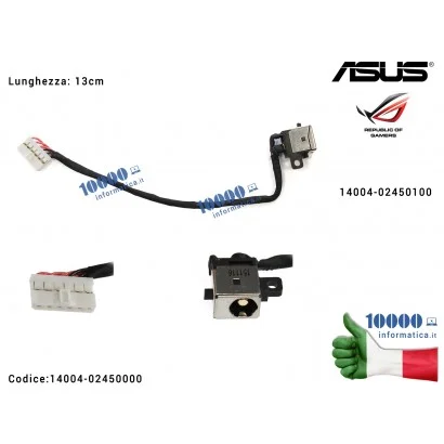 14004-02450000 Connettore di Alimentazione DC Power Jack ASUS ROG N551J N551JK N551JX N551JB N551JM N551JQ N551JW N551V N551V...