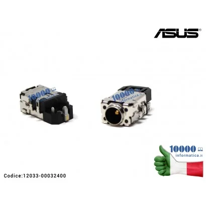 12033-00032400 Connettore di Alimentazione DC Power Jack ASUS ZenBook UX330C UX330CA UX330U UX330UA UX331U UX331UA UX331UAL U...