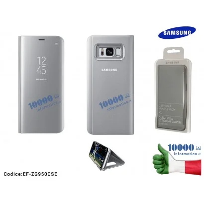 EF-ZG950CSE Cover Clear View SAMSUNG Galaxy SM-G950F Galaxy S8 [SILVER]