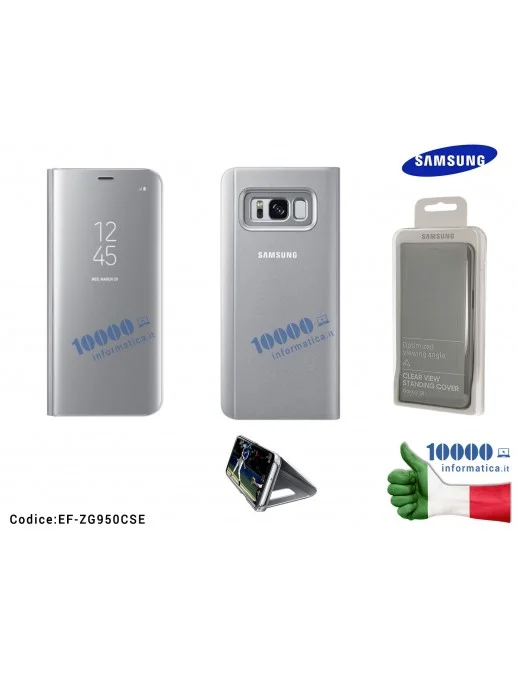 EF-ZG950CSE Cover Clear View SAMSUNG Galaxy SM-G950F Galaxy S8 [SILVER]