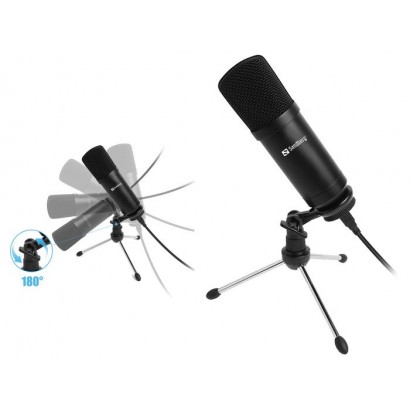 126-09 126-09 Sandberg Streamer USB Desk Microphone