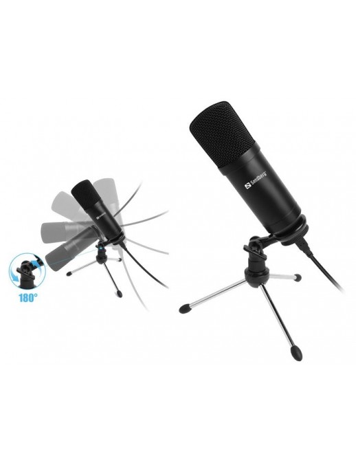 126-09 126-09 Sandberg Streamer USB Desk Microphone