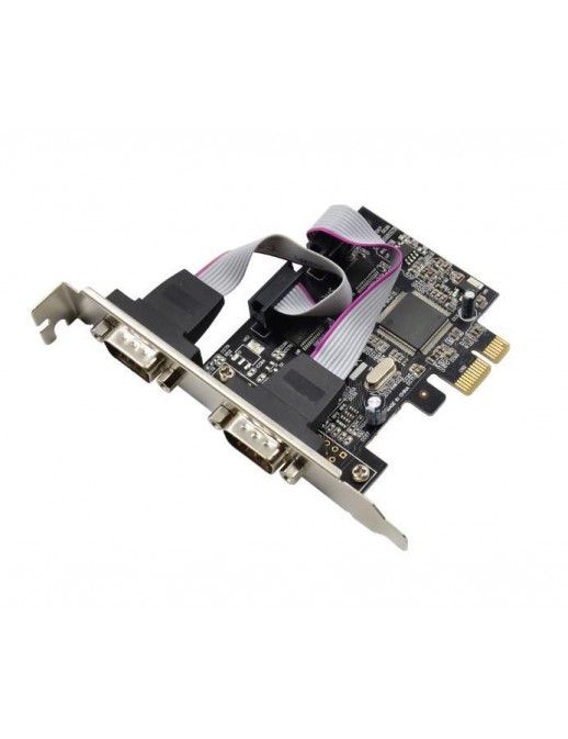 MC-PCIE-MCS2S MC-PCIE-MCS2S MicroConnect PCI Express ASIX AX99100 2S DB9 Serial RS232-Port I-343, 89220, 50676M