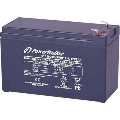 91010090 91010090 PowerWalker 7Ah, Lead Acid, 12V