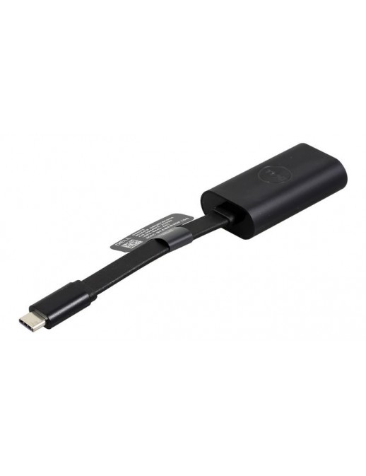 470-ABND 470-ABND Dell Adapter- USB-C to Ethernet (PXE Boot), 10Mb LAN, 100Mb LAN, GigE, 1000 Mbps, Black DBQBCBC064, 0470-AB...