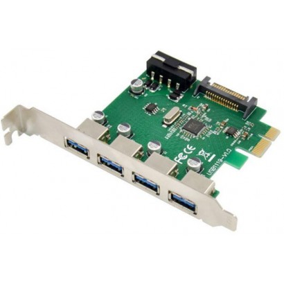 MC-USB3.0-F3B1 MC-USB3.0-F3B1 MicroConnect PCIe USB3.0 3+1 Ports Expansion Card VL805